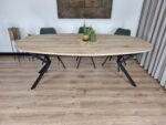 Eiken Deens ovale tafel Kik-Onderstel - Afbeelding 5