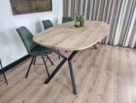 Eiken Deens ovale tafel Kik-Onderstel - Afbeelding 2