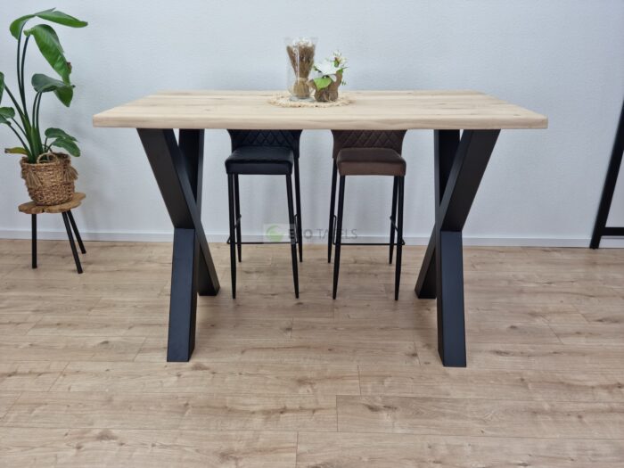 Eiken Bartafel X-Onderstel - Afbeelding 1