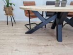 Eiken Ovale tafel W Onderstel - Afbeelding 6