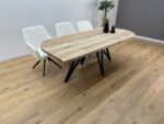 Eiken recht/rond tafel Flower-Onderstel - Afbeelding 4
