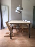 Industriële steigerhout tafel Hairpin-Onderstel - Afbeelding 3