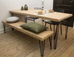 Industriële steigerhout tafel Hairpin-Onderstel - Afbeelding 2