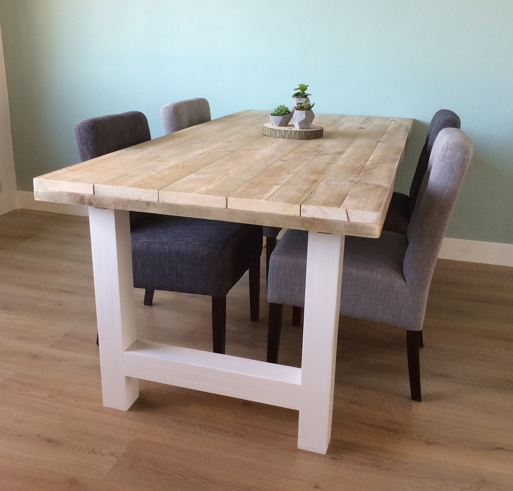 steigerhouten tafel Tafelmaat
